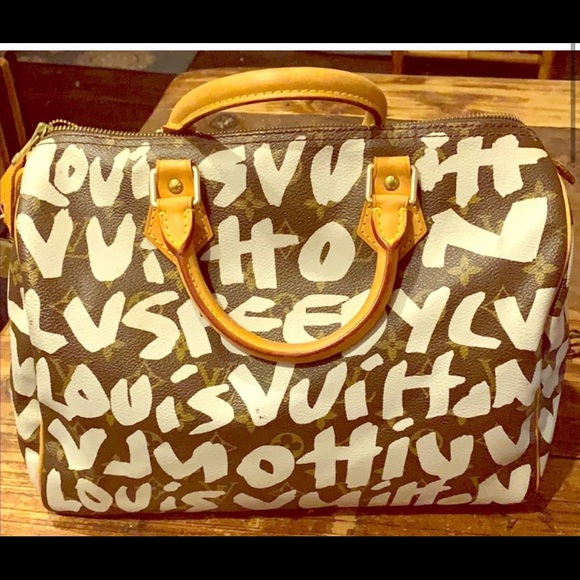Louis Vuitton Handbags - Louis Vuitton graffiti bag speedy